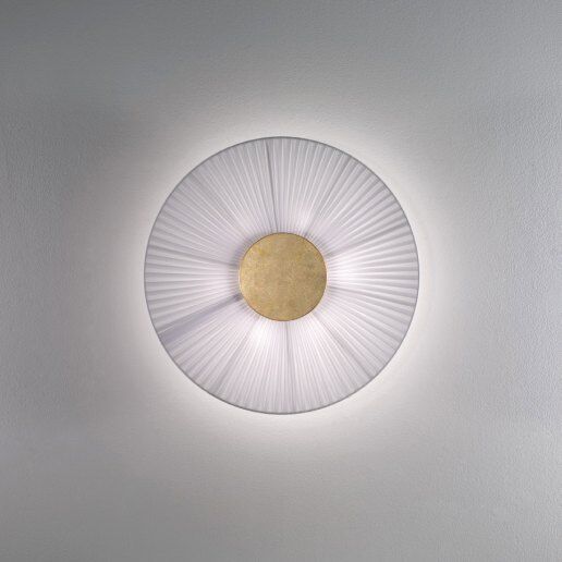 Bellis grande foglia oro (bianco) E14 - Plafoniera da soffitto - NOIDESIGN