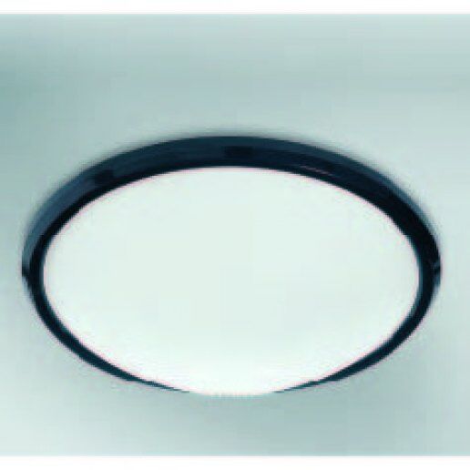 Linea 158 diam. 40,3cm bordo nero - Plafoniera moderna - ALBANI LIGHTING