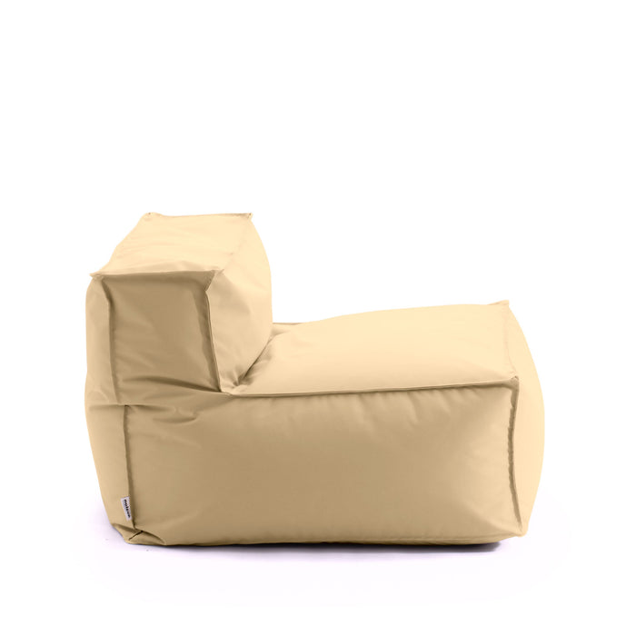 Pouf poltrona 1 posto Deluz per esterno in tessuto poliestere Samba dim: 98x98x65 cm