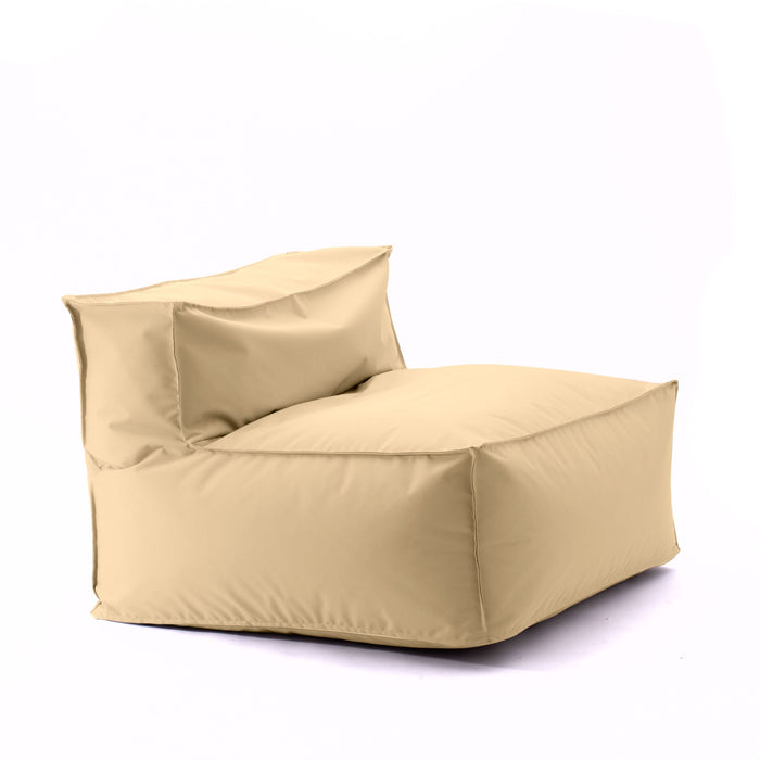 Pouf poltrona 1 posto Deluz per esterno in tessuto poliestere Samba dim: 98x98x65 cm