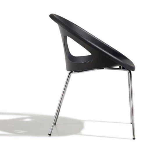 Drop 4 gambe Sedia Design Scab Design – Telaio Cromato, Antracite