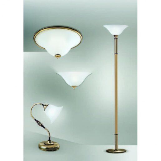 Armonie h 185 cm vetro satinato bianco - Lampada da terra, Piantana - ALBANI LIGHTING