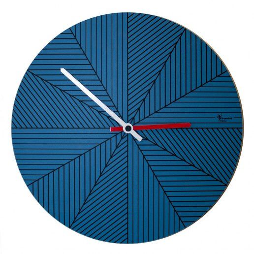 Cronofilla inverno (blu) - Orologio da parete - PIRONDINI