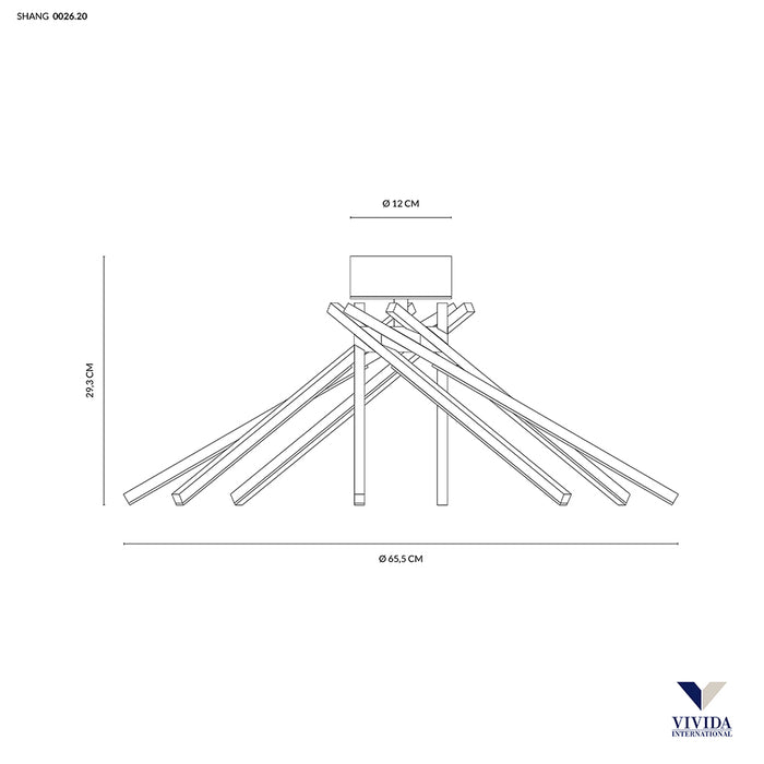 Shang - lampadario a sospensione - VIVIDA INTERNATIONAL