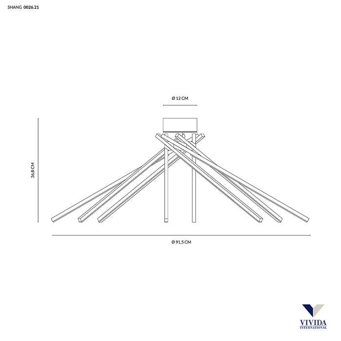 Shang - lampadario a sospensione - VIVIDA INTERNATIONAL