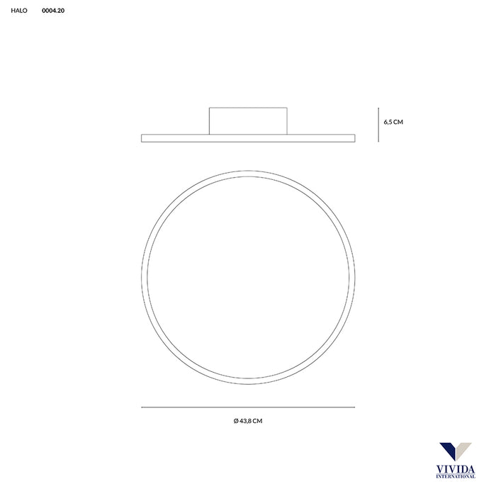 Halo - Lampada da soffitto - VIVIDA INTERNATIONAL