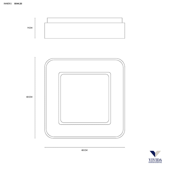 Inner S - lampada da soffitto - VIVIDA INTERNATIONAL