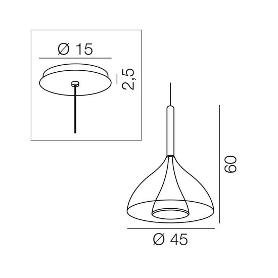 Floob - Lampadario, Sospensione - Kundalini