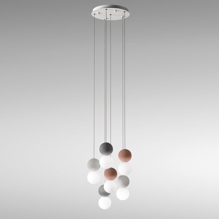 Sfera - Lampadario a 6 sospensioni - GEA LUCE