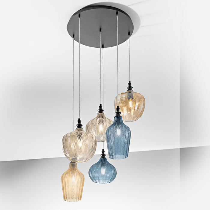 Cleofe S/6 - Lampadario a sospensione - GEA LUCE