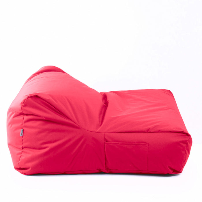 Pouf poltrona matrimoniale doppia XL Gaia in tessuto Samba per esterno e per interno Dim: 125x120 cm