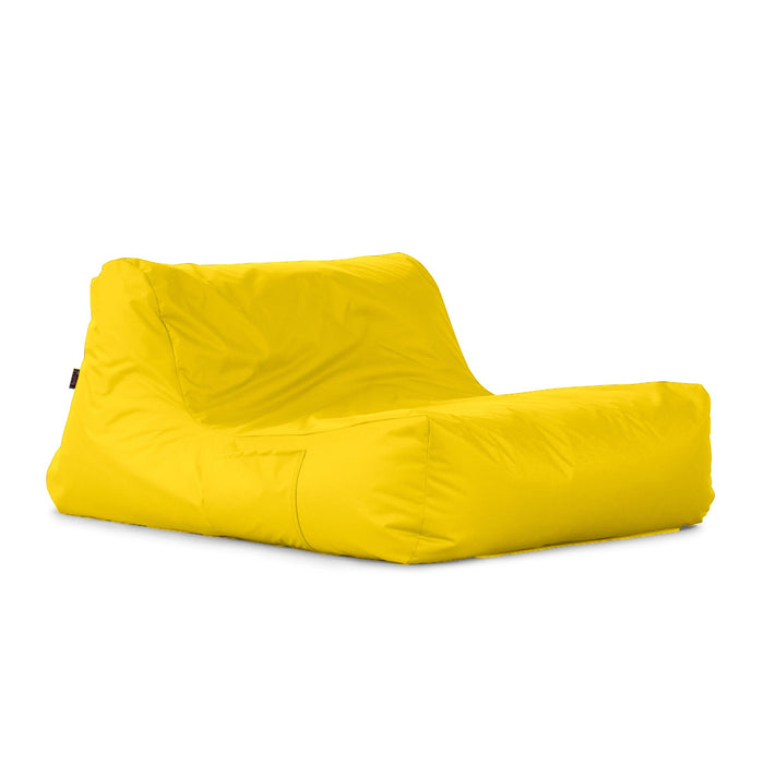 Pouf Poltrona Doppia Gaia in tessuto Samba per esterno e per interno dim 100x120 cm