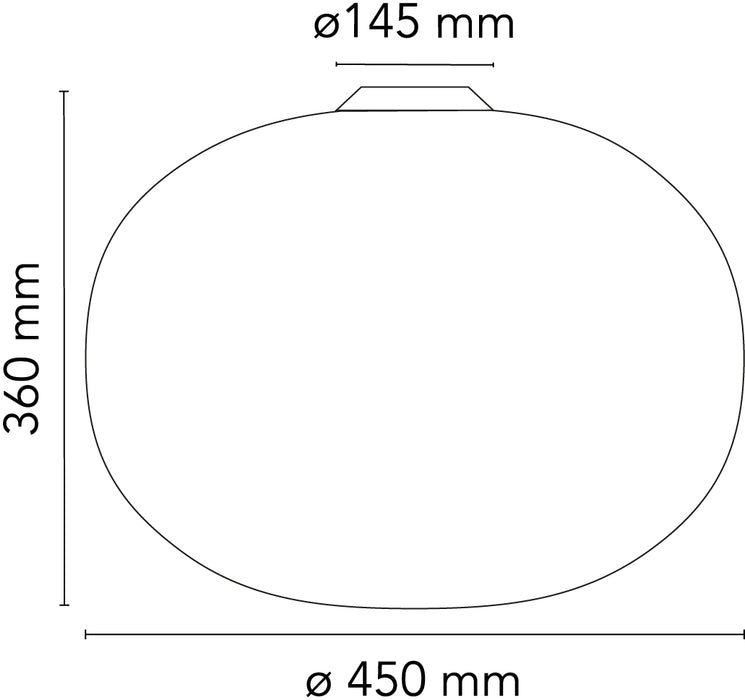 Glo-Ball Ceiling/wall - lampada da soffitto o da parete - Flos