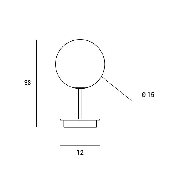 Jugen - Lampada da tavolo a 1 luce - MILOOX