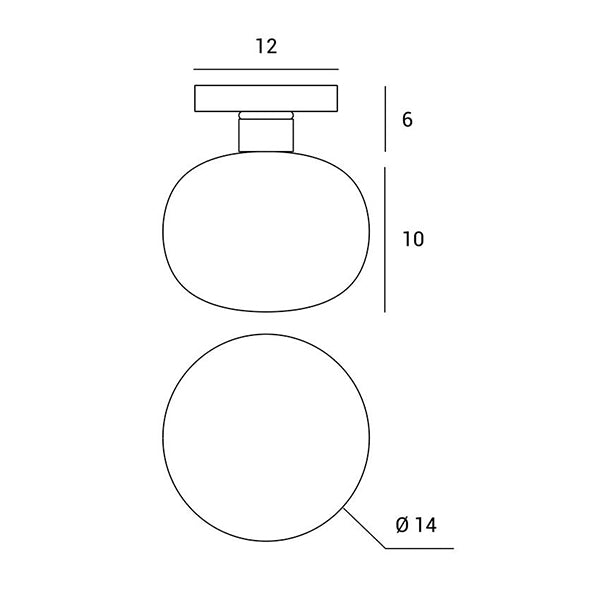 Mose - Lampada da parete/soffitto - MILOOX