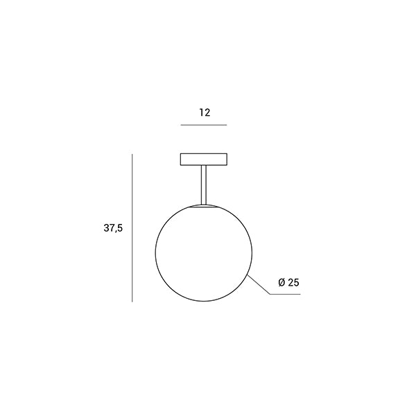 Jugen - Lampada da soffitto 1 luce - MILOOX