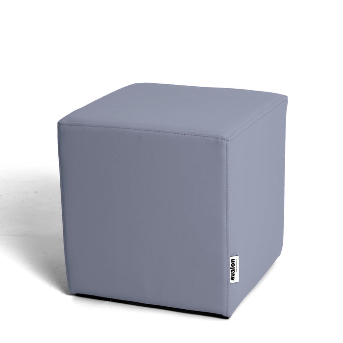 Avalon Pouf Rigido Cubo Similpelle Mamba Trendy Larg. 35 cm, Prof. 35 cm, Alt. 35 cm