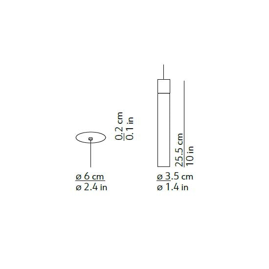 Minimal - Lampadario, Sospensione - Kundalini