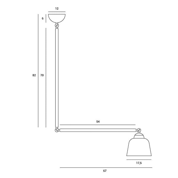 Neo retro 124 - Lampada a parete/soffitto - MILOOX