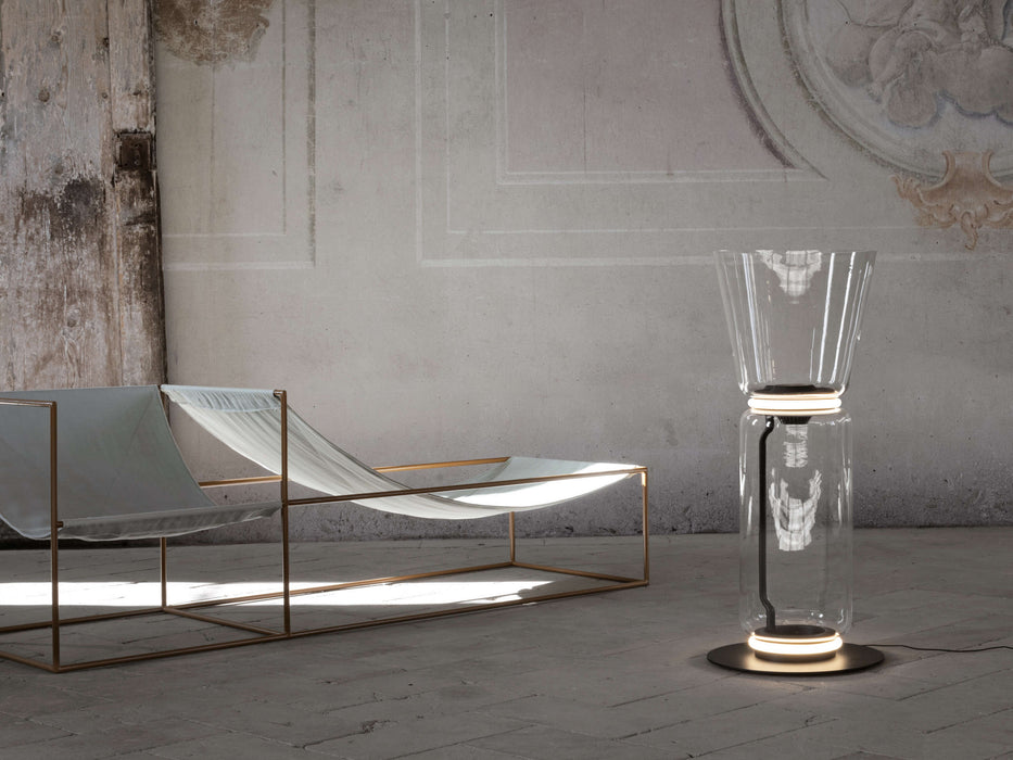Noctambule Floor High Cylinder Cone Small Base - Lampada da terra - Flos