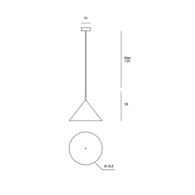 Samoi 26,5 cm - Lampadario a sospensione - MILOOX