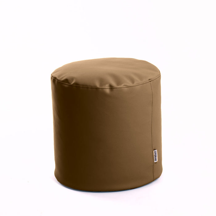 Avalon Pouf Cilindro Mamba Similpelle Trendy Diam. 50 cm, Alt. 50 cm