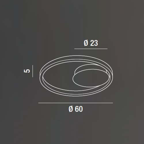 Eclipse - Lampada da soffitto - Perenz