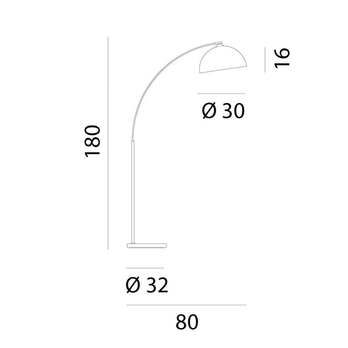 Clio - Lampada da Terra - Perenz