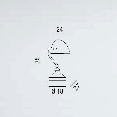 Ministero - Lampada da Tavolo - Perenz