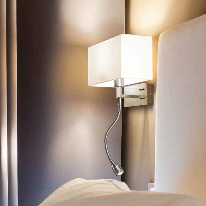 Para Hotel (Doppio interruttore sulla base) - Applique da parete - Perenz