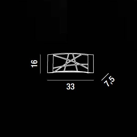 Fish - Applique da parete - Perenz