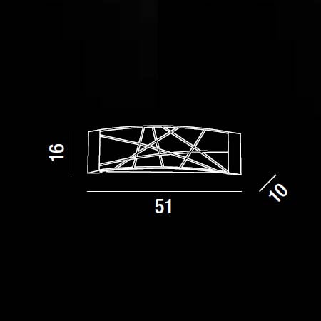 Fish - Applique da parete - Perenz