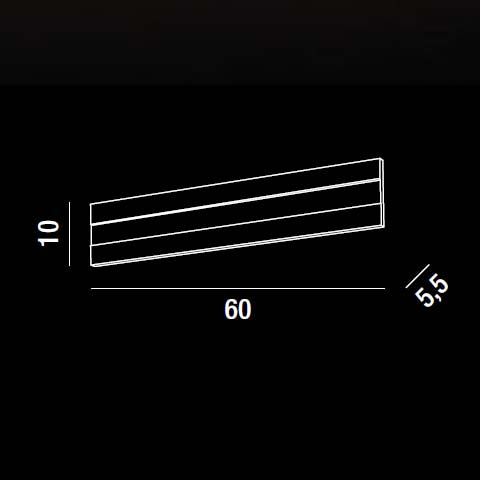 Bend - Applique da Parete - Perenz