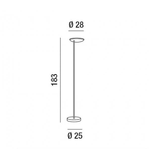 Ophelia - Lampada da Terra - Perenz