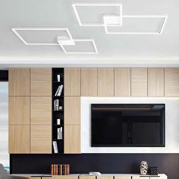 Cross - Plafoniera da Soffitto - Perenz