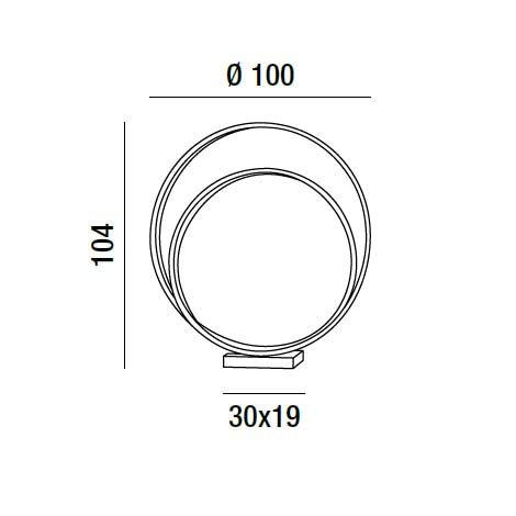 Ritmo - Lampada da Terra - Perenz