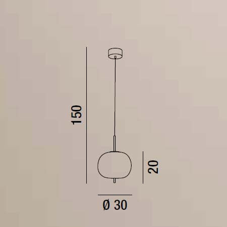 Cirro - Lampada a Sospensione - Perenz