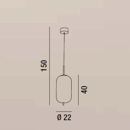 Cirro - Lampada a Sospensione - Perenz