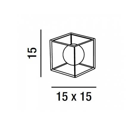 Cube - Lampada da Tavolo - Perenz