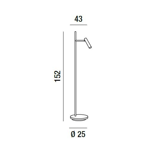 Gambo - Lampada da Terra - Perenz