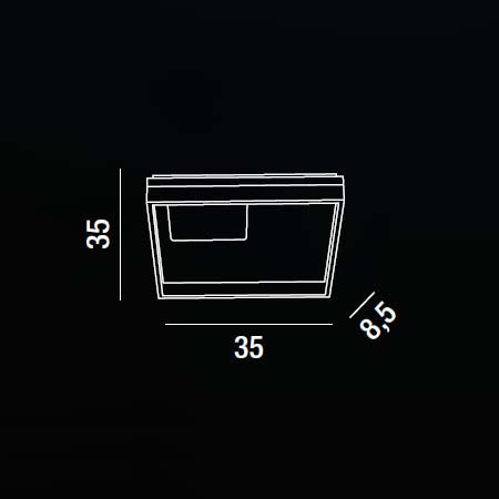 Boxe - Lampada da Soffitto - Perenz