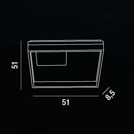 Boxe - Lampada da Soffitto - Perenz