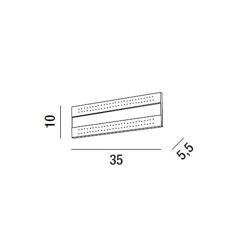 Bend - Applique da Parete - Perenz