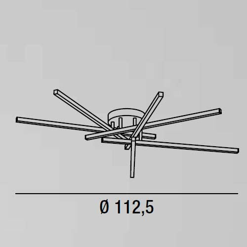Syncro - Plafoniera da Soffitto - Perenz
