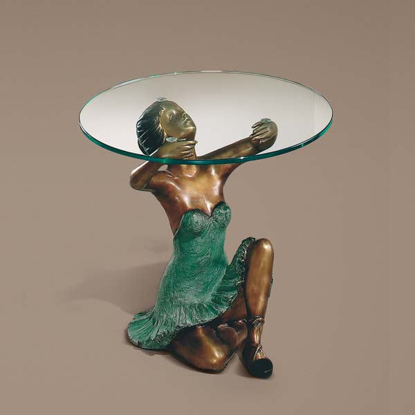 Bronzo (statua di donna) - Tavolino - Perenz