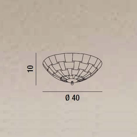 Twist - Plafoniera da Soffitto - Perenz