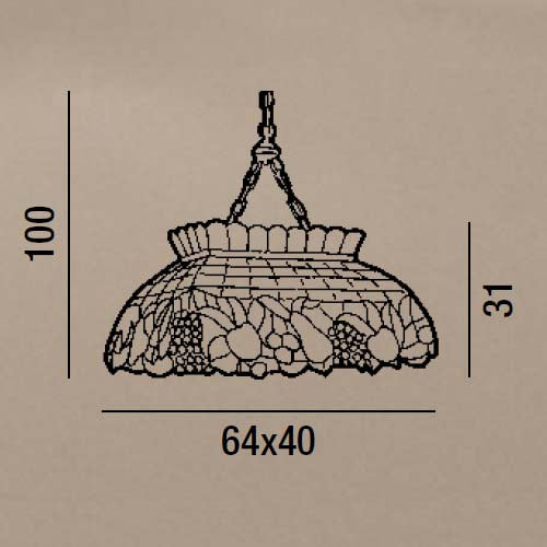 Fruit - Lampada a Sospensione - Perenz