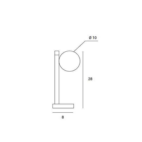 Pomì - Lampada da tavolo 1 luce - MILOOX