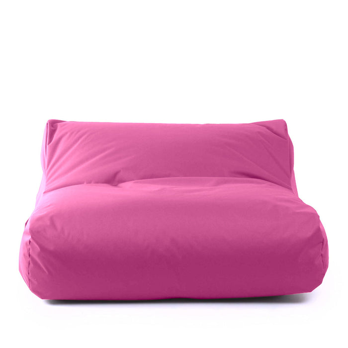 Pouf poltrona matrimoniale doppia XL Gaia in tessuto Samba per esterno e per interno Dim: 125x120 cm