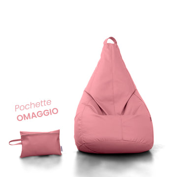 Avalon Pouf Poltrona Sacco Pera in Similpelle Jazz di Dim